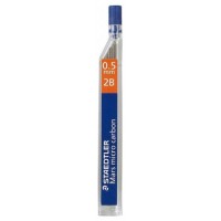 MINAS MICRO CARBON 250, 0,5MM, GRAD. 2B STAEDTLER 250 05-2B (MIN12) (Espera 4 dias)